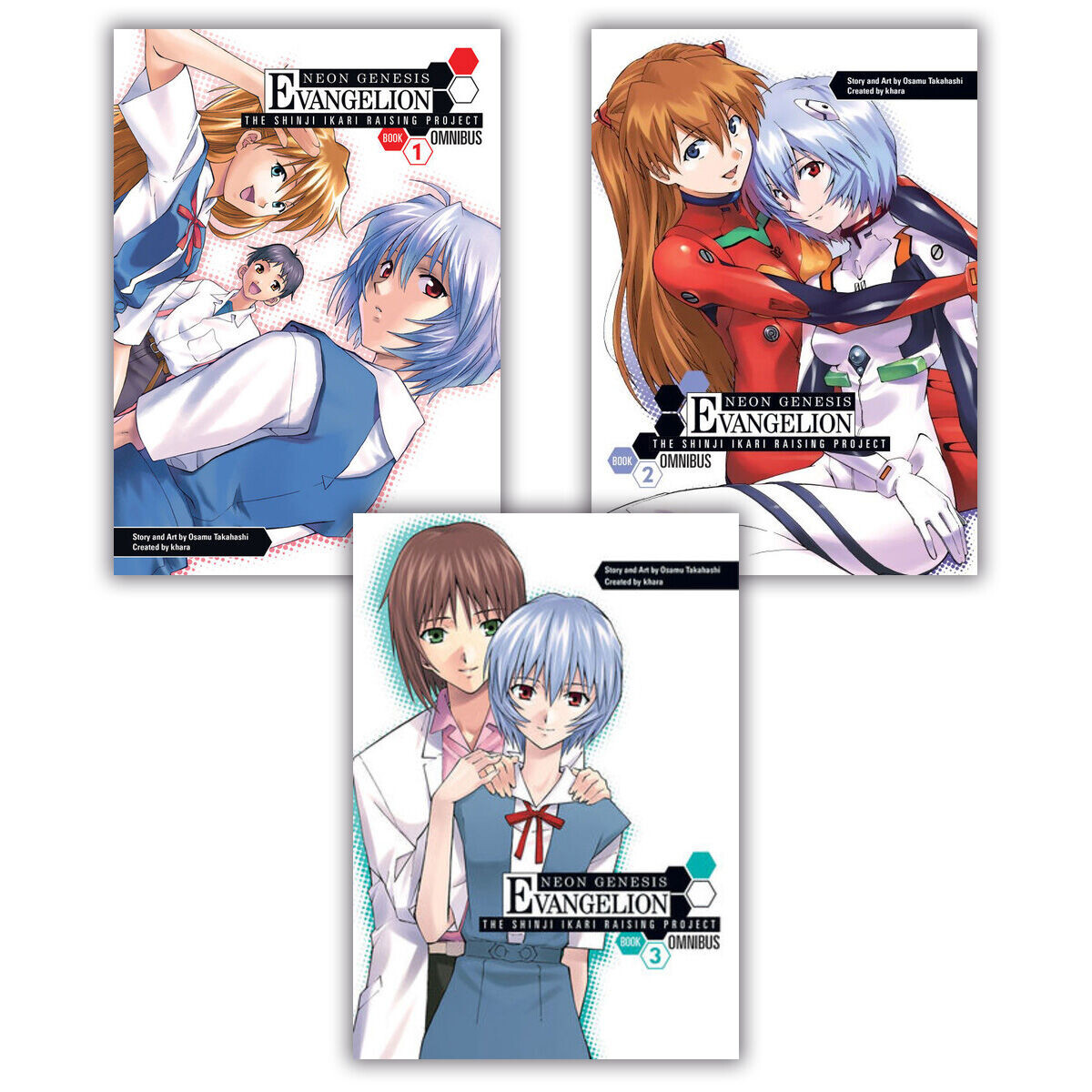 

Манга Neon Genesis Evangelion Shinji Ikari Raising Project Manga Omnibus (1-3) Bundle