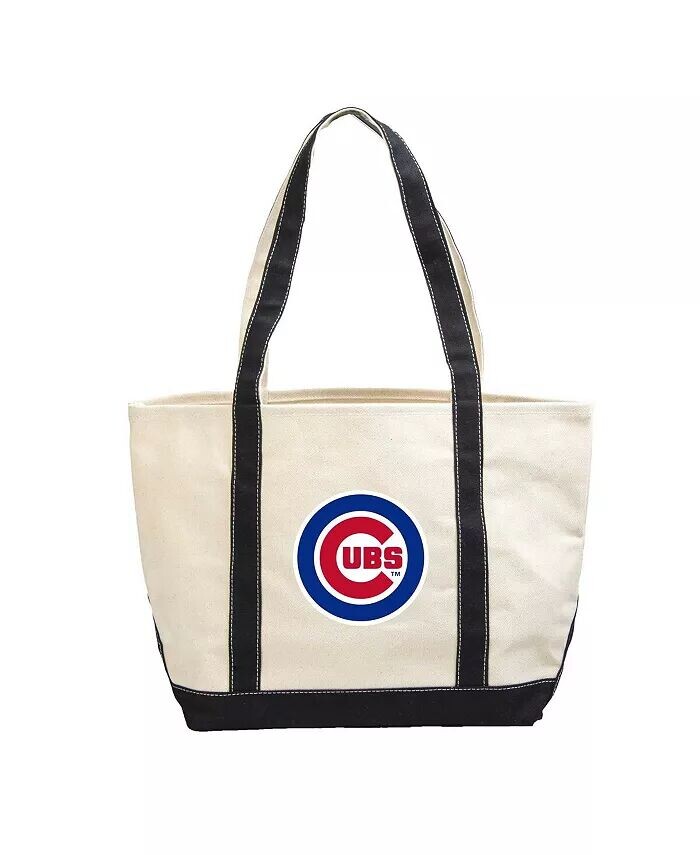 

Женская парусиновая большая сумка Chicago Cubs Logo Brands, синий