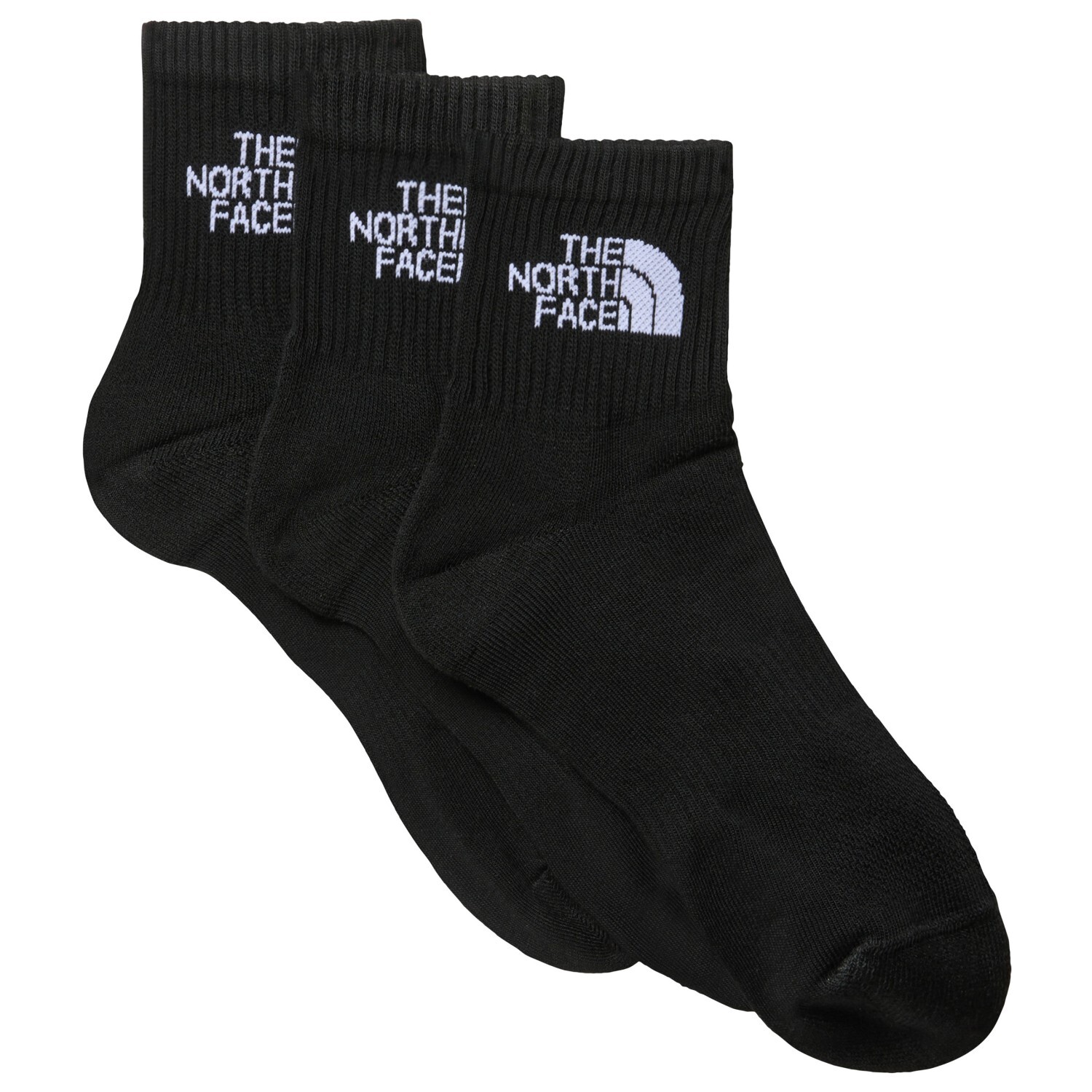 

Многофункциональные носки The North Face Multi Sport Cush Quarter Socks 3 Pack, цвет TNF Black