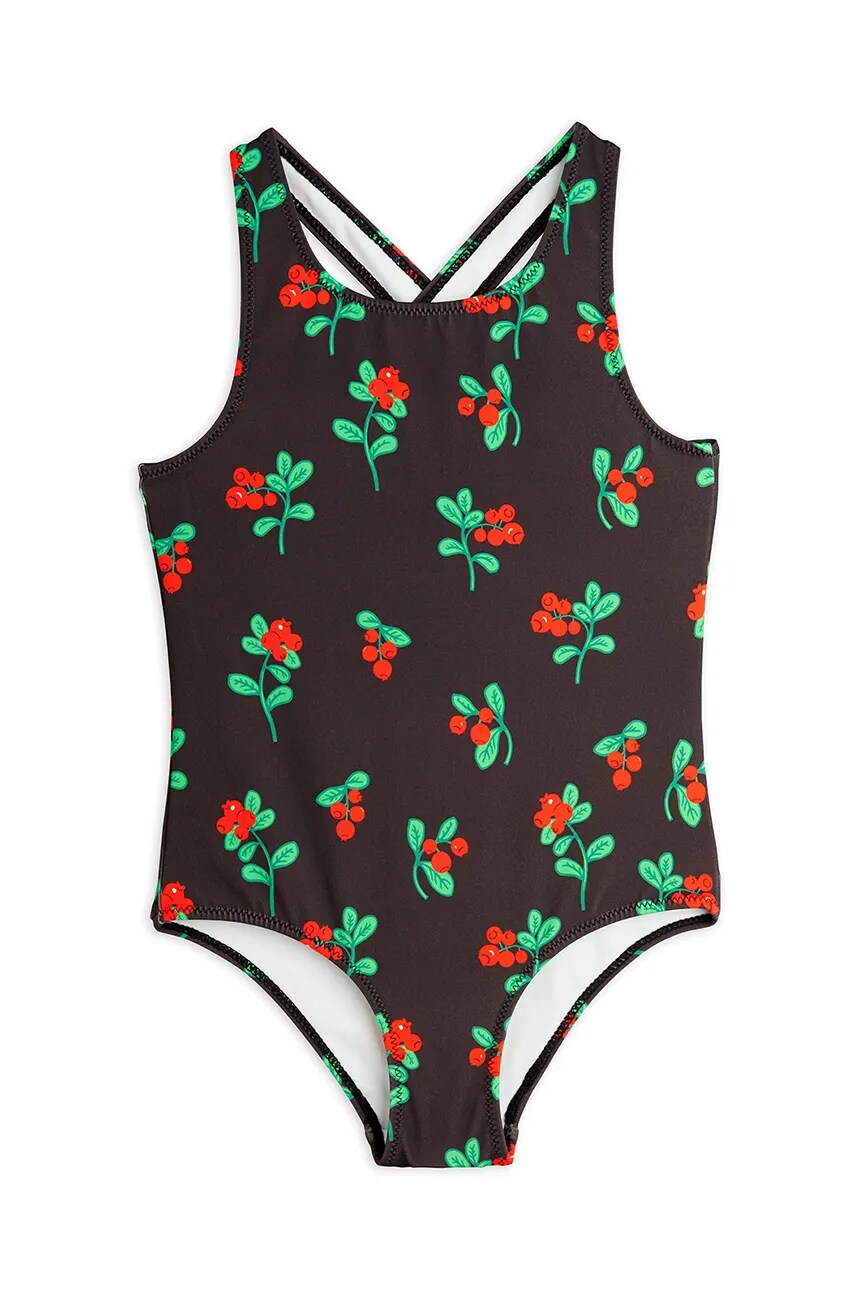 

Слитный детский купальник Lingonberries Mini Rodini, черный