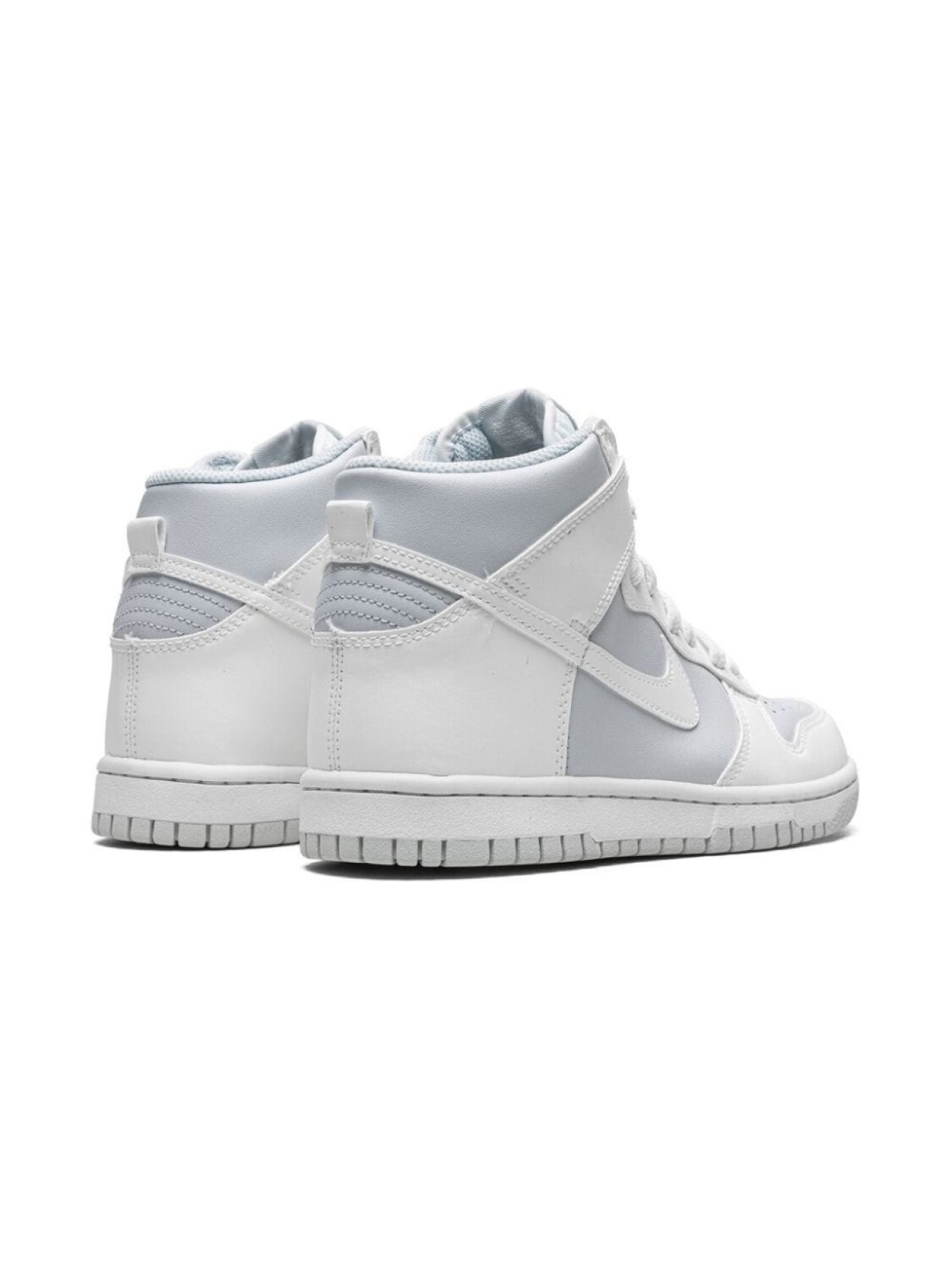 Кроссовки Dunk High Nike Kids, белый — фото 3