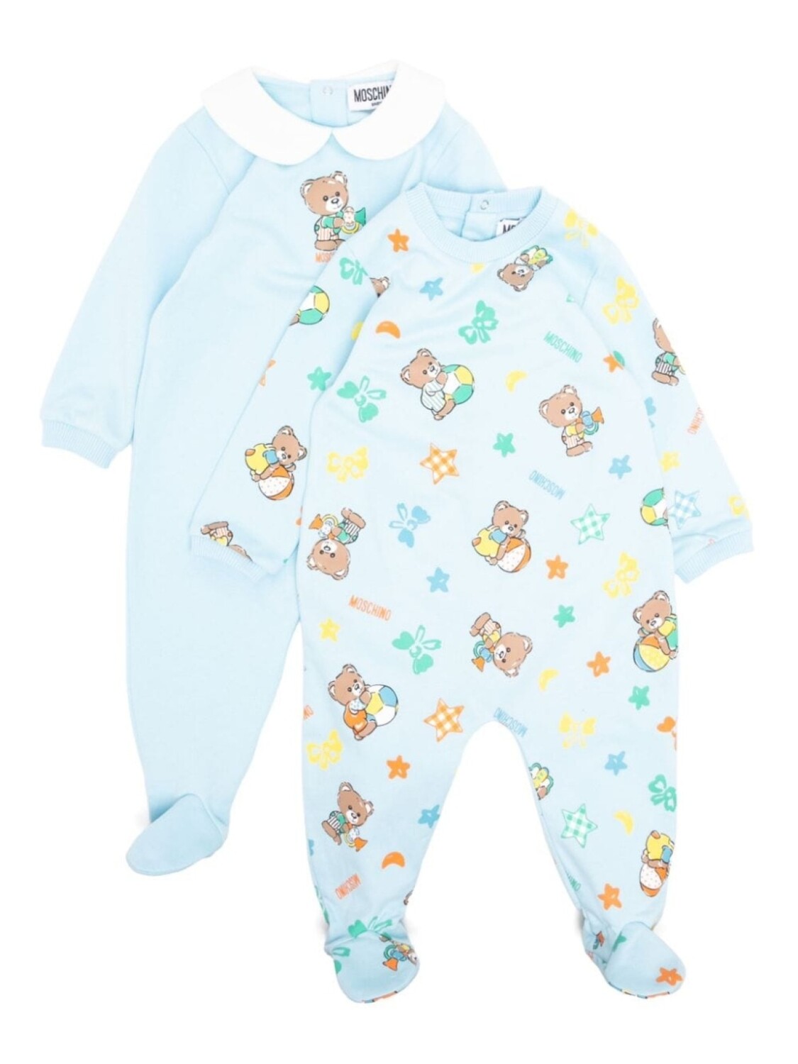 

Moschino Kids комплект для новорожденных с мотивом плюшевого мишки, синий