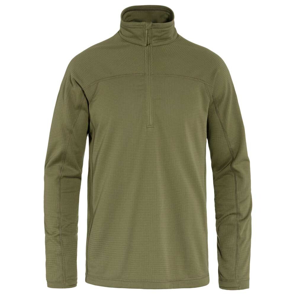 

Флис Fjällräven Abisko Lite Half Zip, зеленый