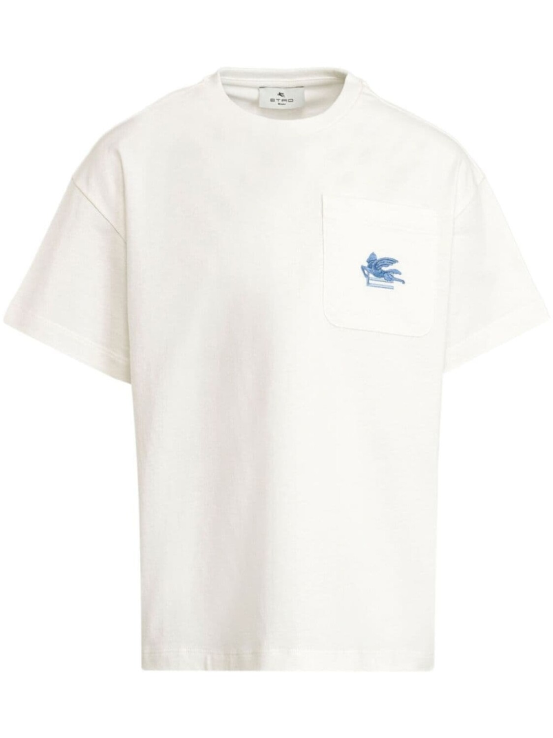 

ETRO KIDS футболка с вышивкой Pegaso, белый