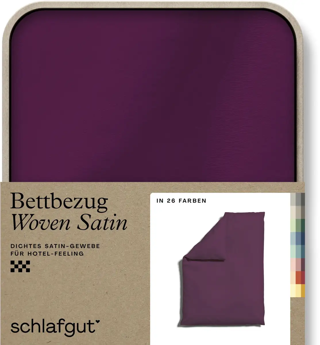 

Пододеяльник Schlafgut плотного плетения, 200х200 см