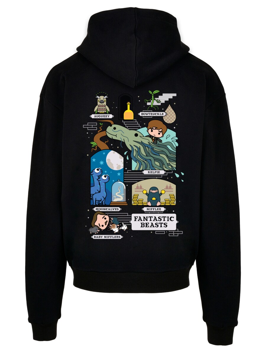 

Толстовка F4NT4STIC Phantastische Tierwesen 2 Chibi Newt, черный
