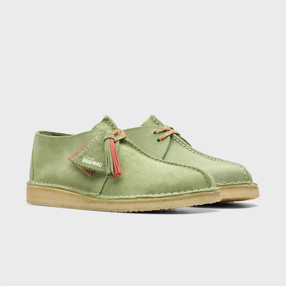 Мужские ботинки Desert Trek, замшевые, цвета яблока, от Clarks Originals