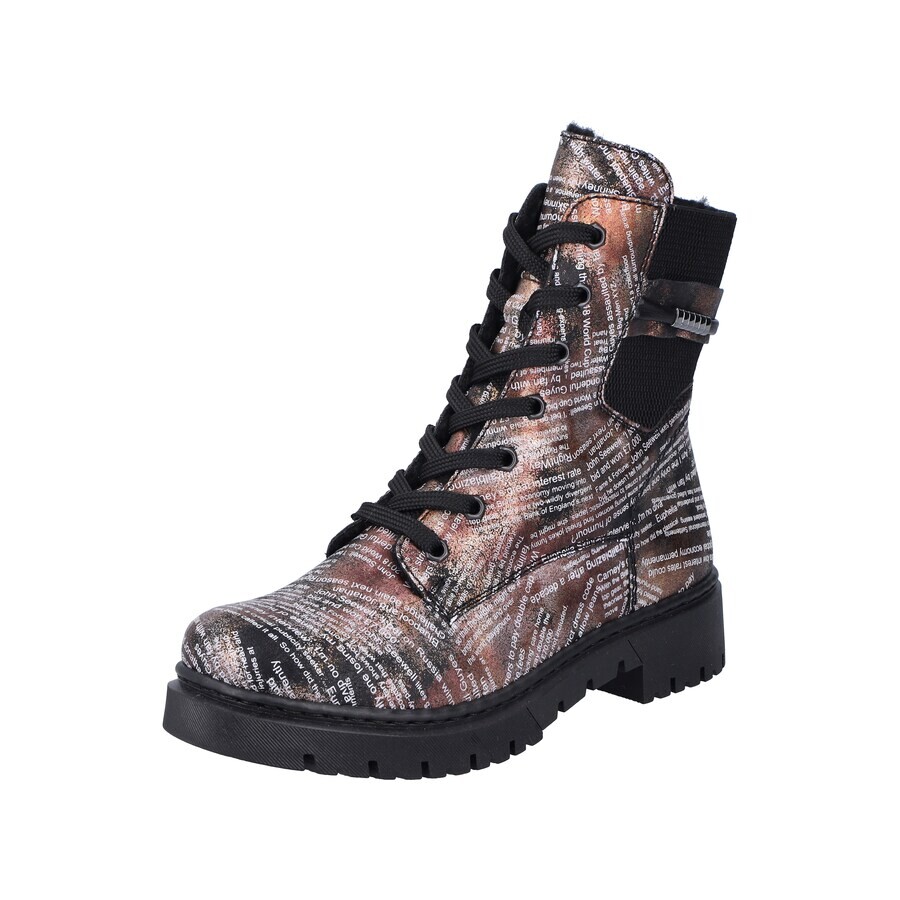 Ботинки Rieker Lace-Up Boots, черный