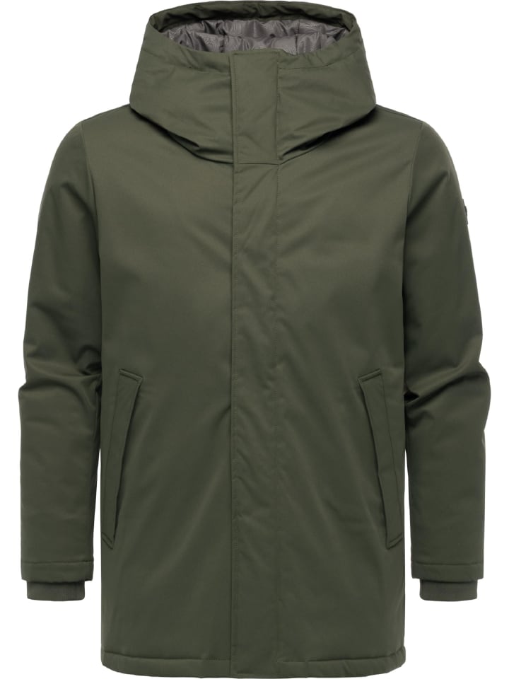 

Ragwear Короткое пальто из паркановой саржи YOUMODO темно-оливкового цвета