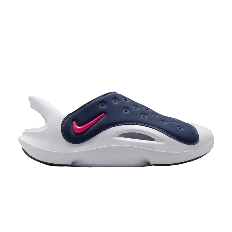 

Сандалии Nike Aqua Swoosh Sandal PS 'Midnight Navy Rush Pink', синий