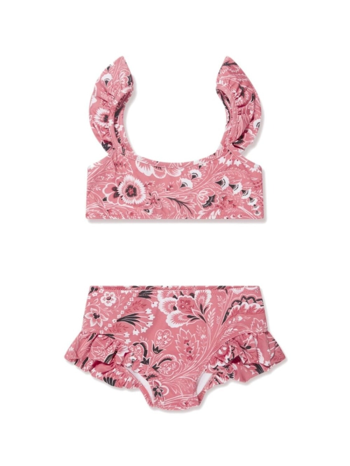 

Бикини с оборками и цветочным принтом ETRO KIDS, розовый