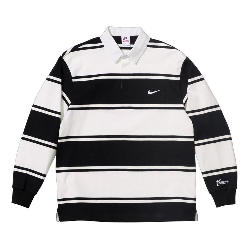 Supreme x Nike Stripe Rugby 'Black'