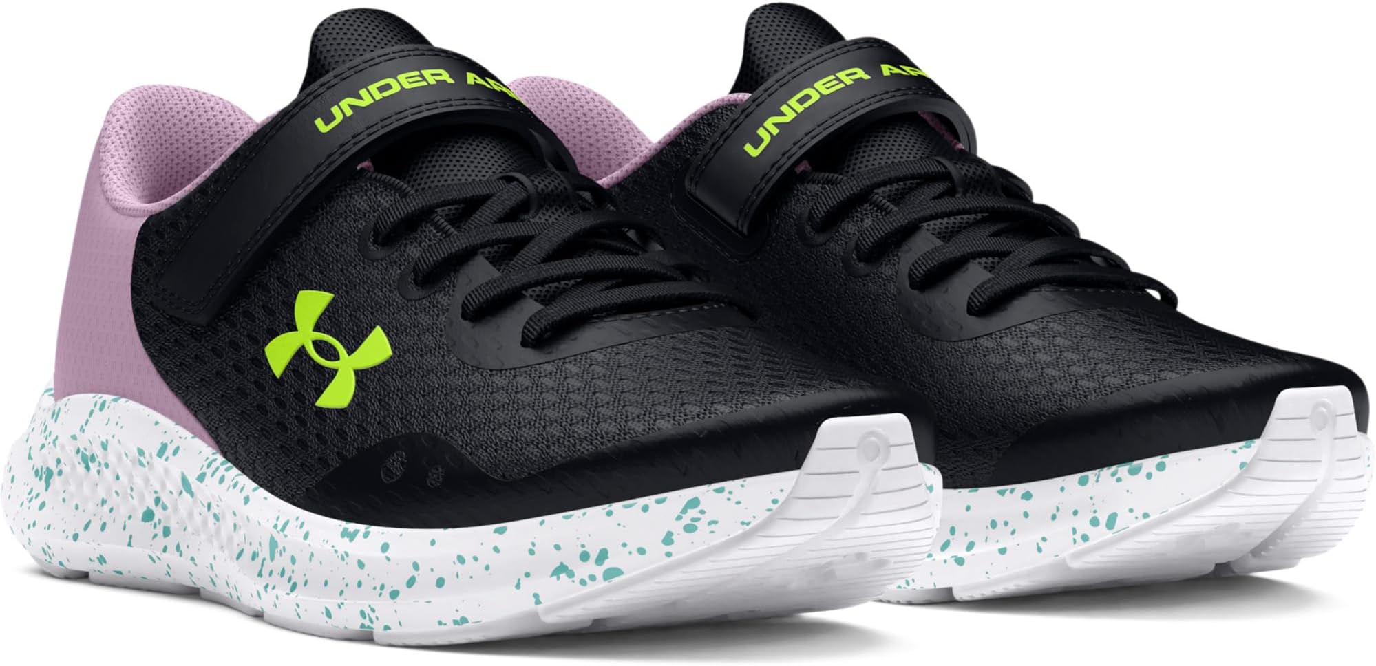 

Кроссовки Under Armour Pursuit 3 AC, цвет Black/Purple Ace/High-Vis Yellow