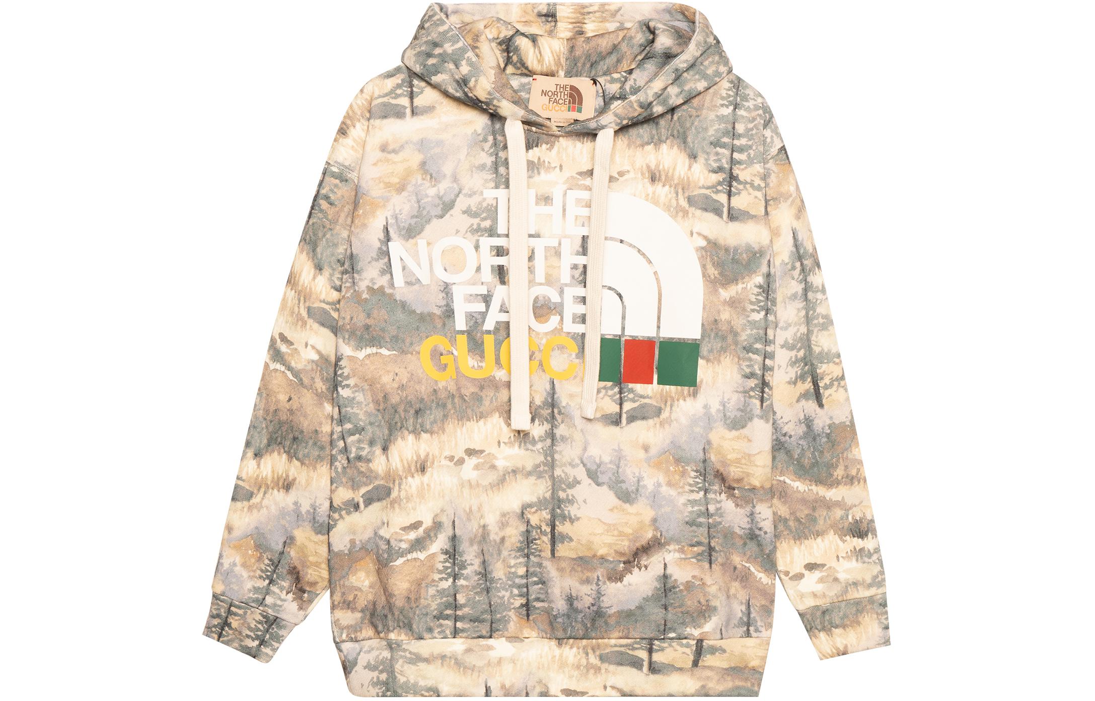 

The North Face X The North Face Толстовка унисекс многоцветная Gucci, цвет Multicolor