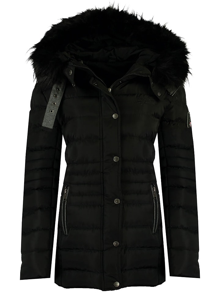 

Зимняя куртка "Далео" черного цвета Geographical Norway