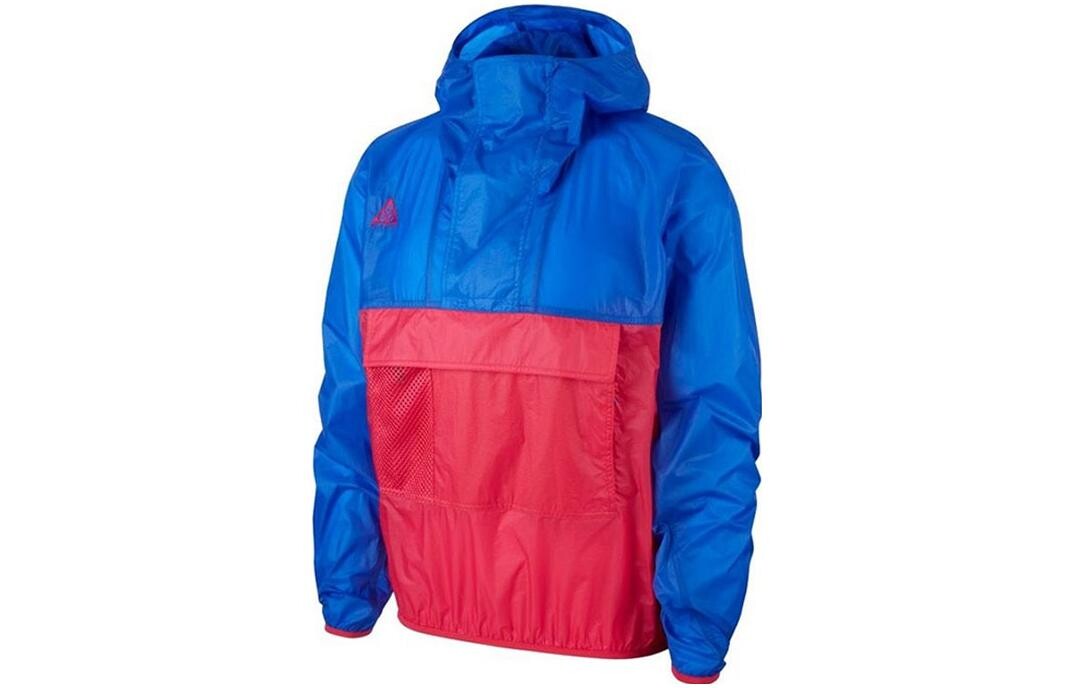 

Куртка мужская Vivd Red/Bliss Blue/Обувь белая Nike, красный/голубой/белый