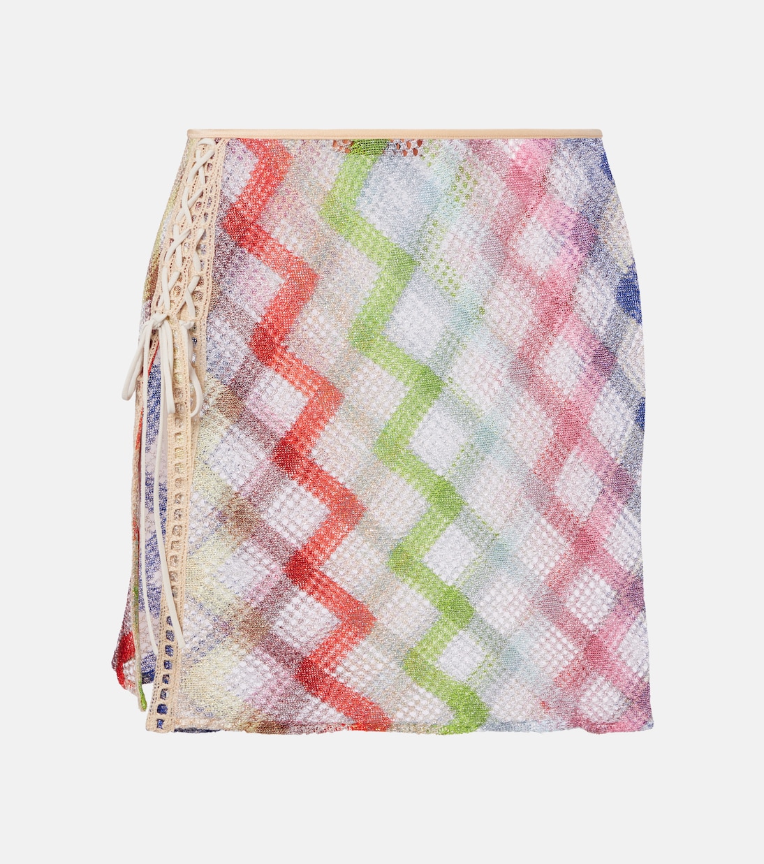 

Мини-юбка крючком зигзаг Missoni, Multi Light