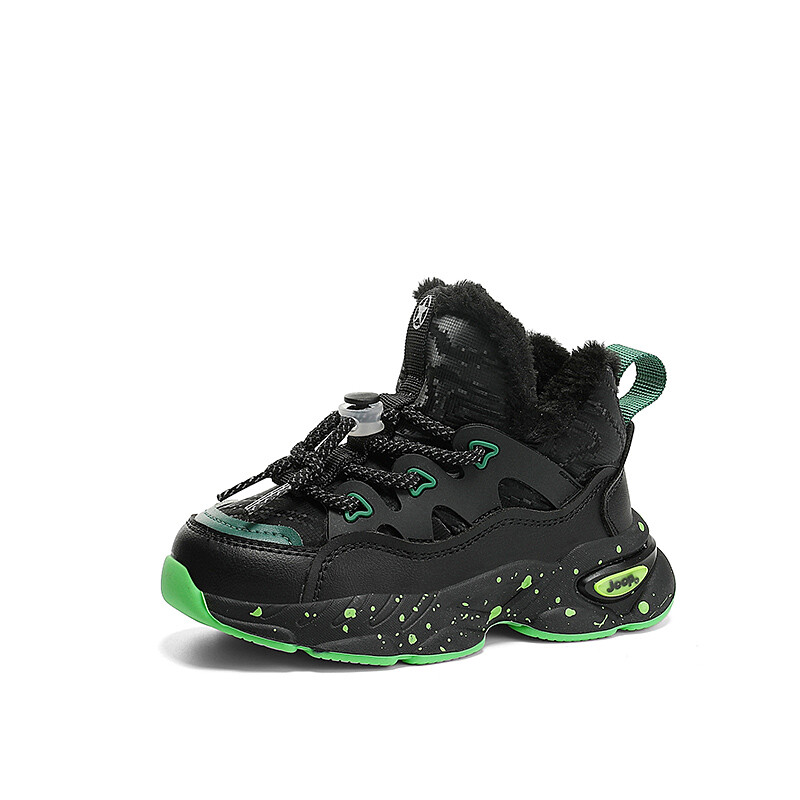 Кроссовки Jeep Kids Lifestyle Shoes Kids Mid-top Black, зеленый — фото 2