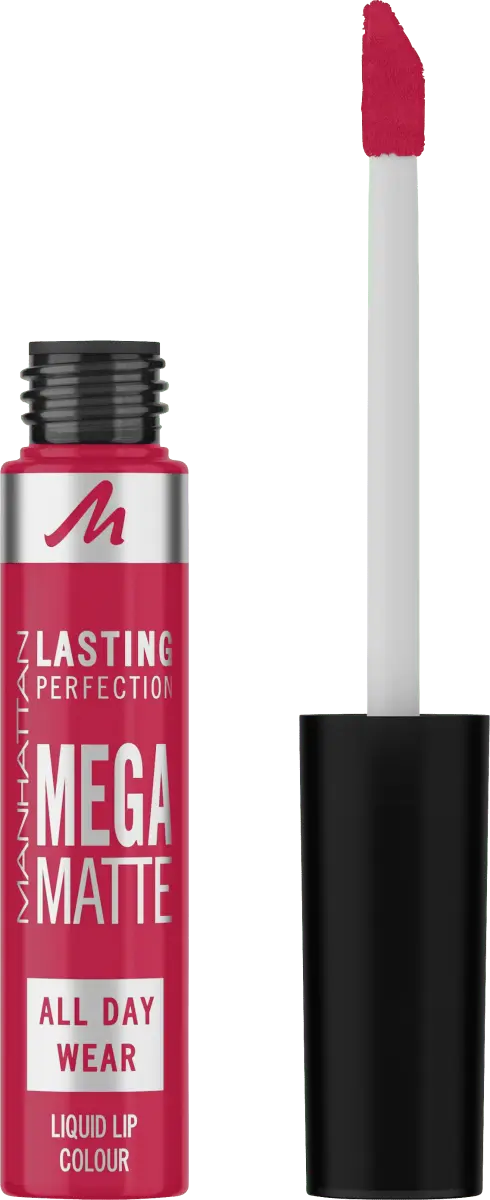 

Lippenstift Liquid Lasting Perfection Mega Matte 910 Fuschia Flush 7,4 мл MANHATTAN Cosmetics