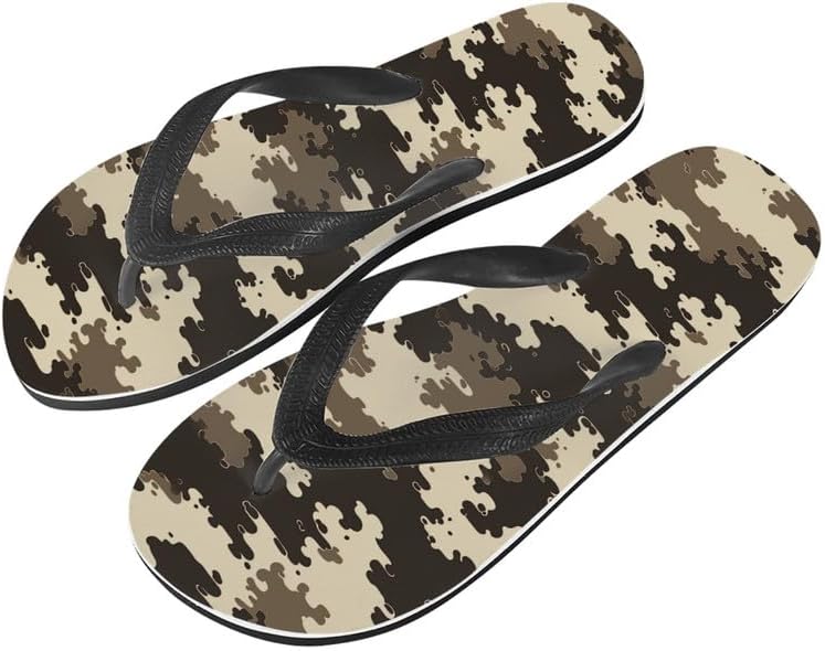 

Женские шлепанцы Semiouray Lotus, мужские классические вьетнамки с галактическим тай-дай геометрическим рисунком, мягкие и удобные, для ванной, унисекс, Camouflage Tie-dye