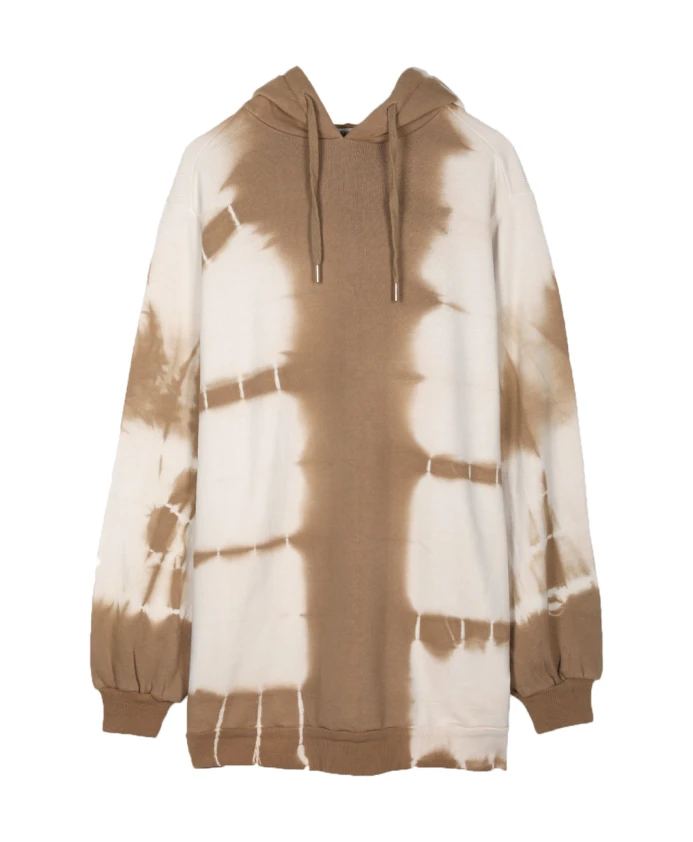 

Худи верблюжьего цвета с эффектом тай-дай Ragdoll La, мультиколор