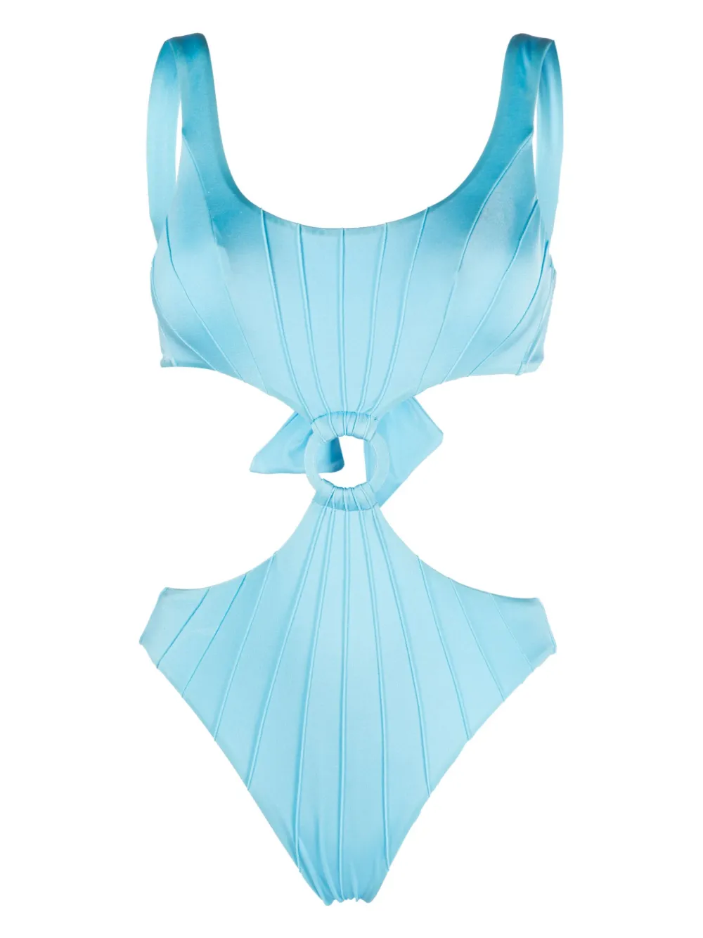 

Купальник с вырезами Noire Swimwear, синий