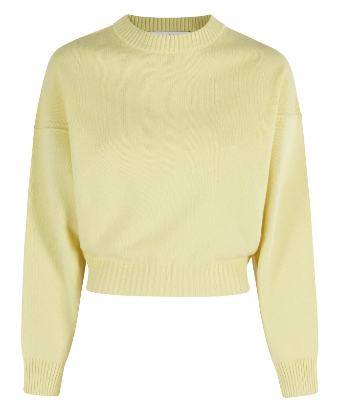 

Желтый свитер с узором Kebria Tela, зеленый