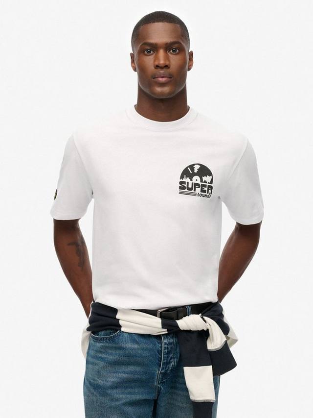 

Футболка оверсайз из хлопка с принтом Superdry