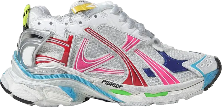 Кроссовки Balenciaga Wmns Runner Sneaker 'Worn-Out - White Multi-Color', белый
