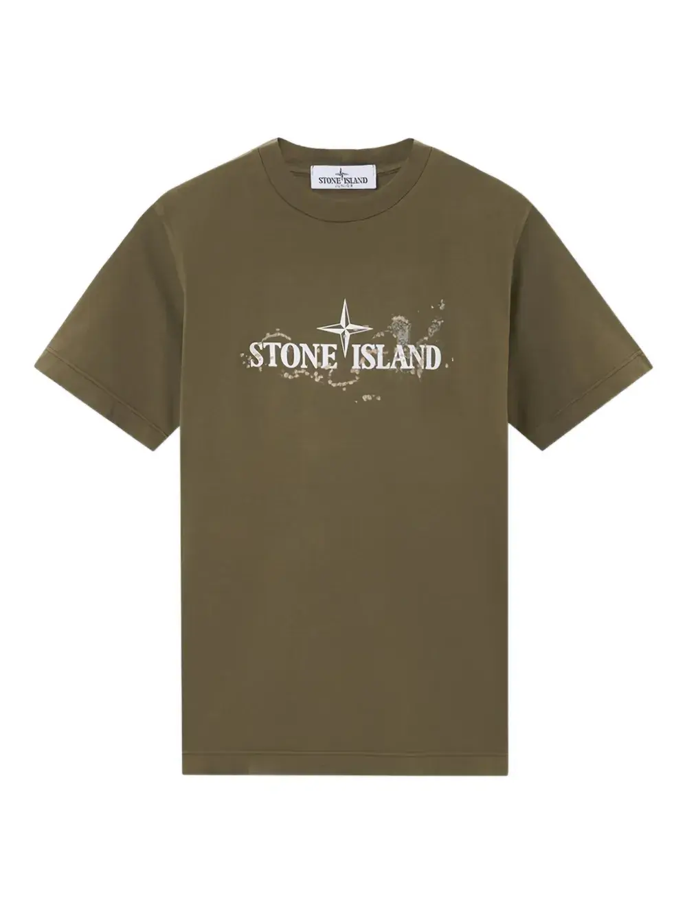 

Футболка с логотипом Stone Island Junior, зеленый
