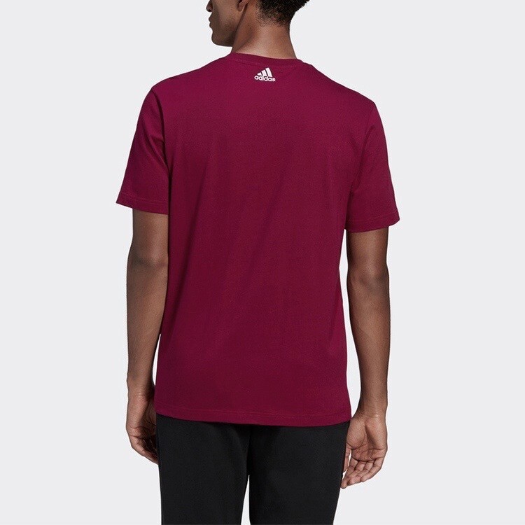 Футболка мужская Adidas красная — фото 4