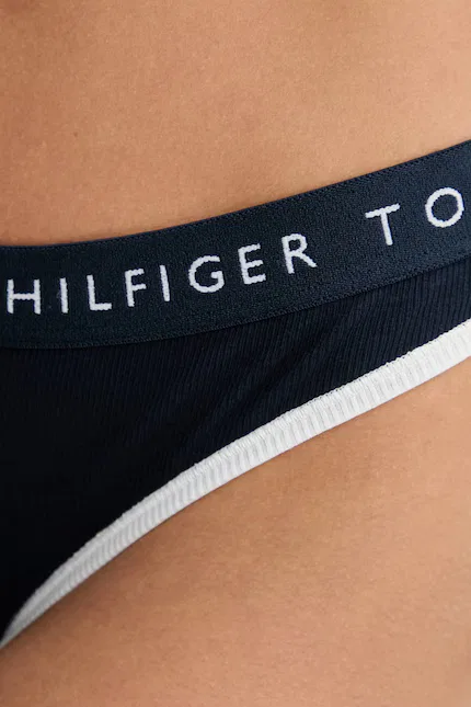 Стринги хлопковые Tommy Hilfiger, синий — фото 3