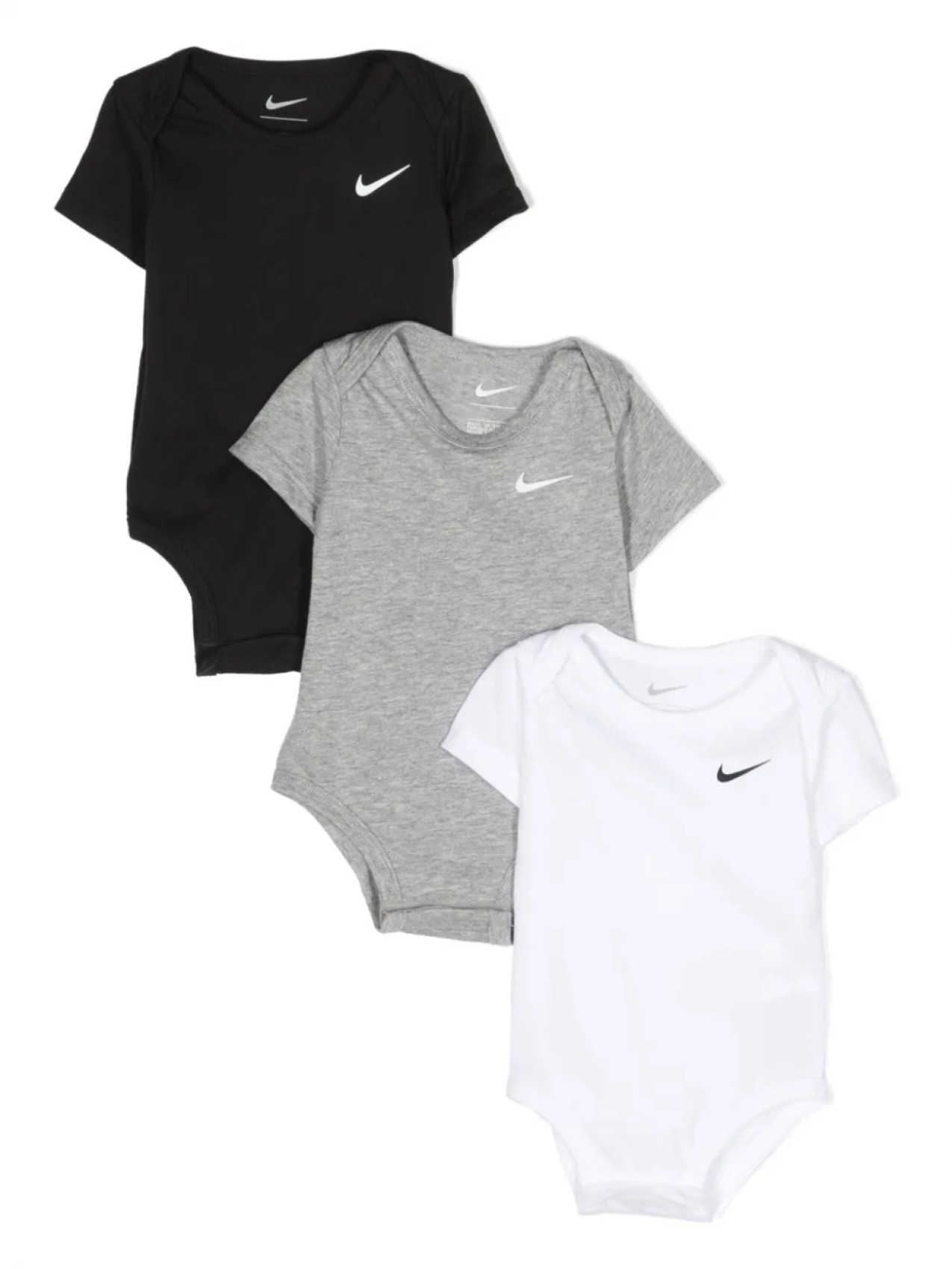 

Nike Kids комплект из трех боди с логотипом, черный