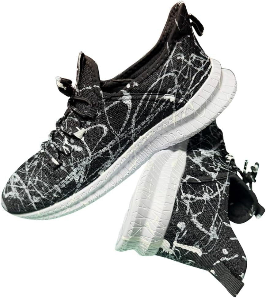 

Расписанные вручную слипоны унисекс Handmade, белый/черный