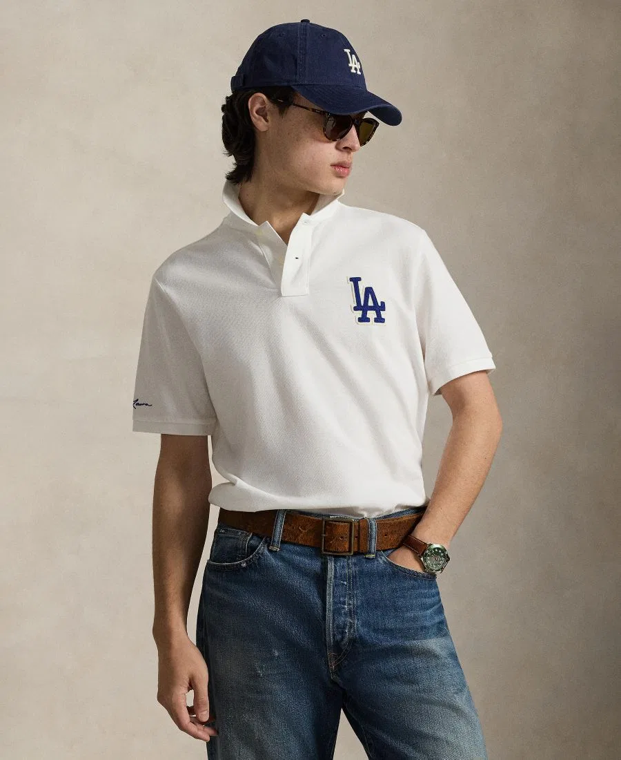 Мужская классическая рубашка-поло Polo Ralph Lauren, белый