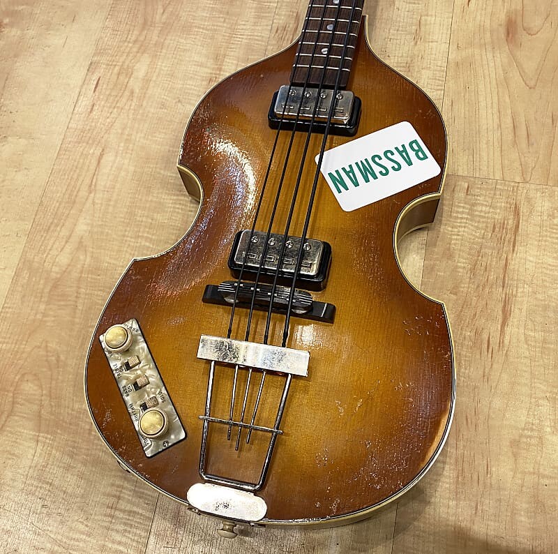 

Басс гитара Hofner 500/1 ’63-RLC Violin Bass with Fab Gear "Rooftop Mod" Lefty 2021 Vintage Finish