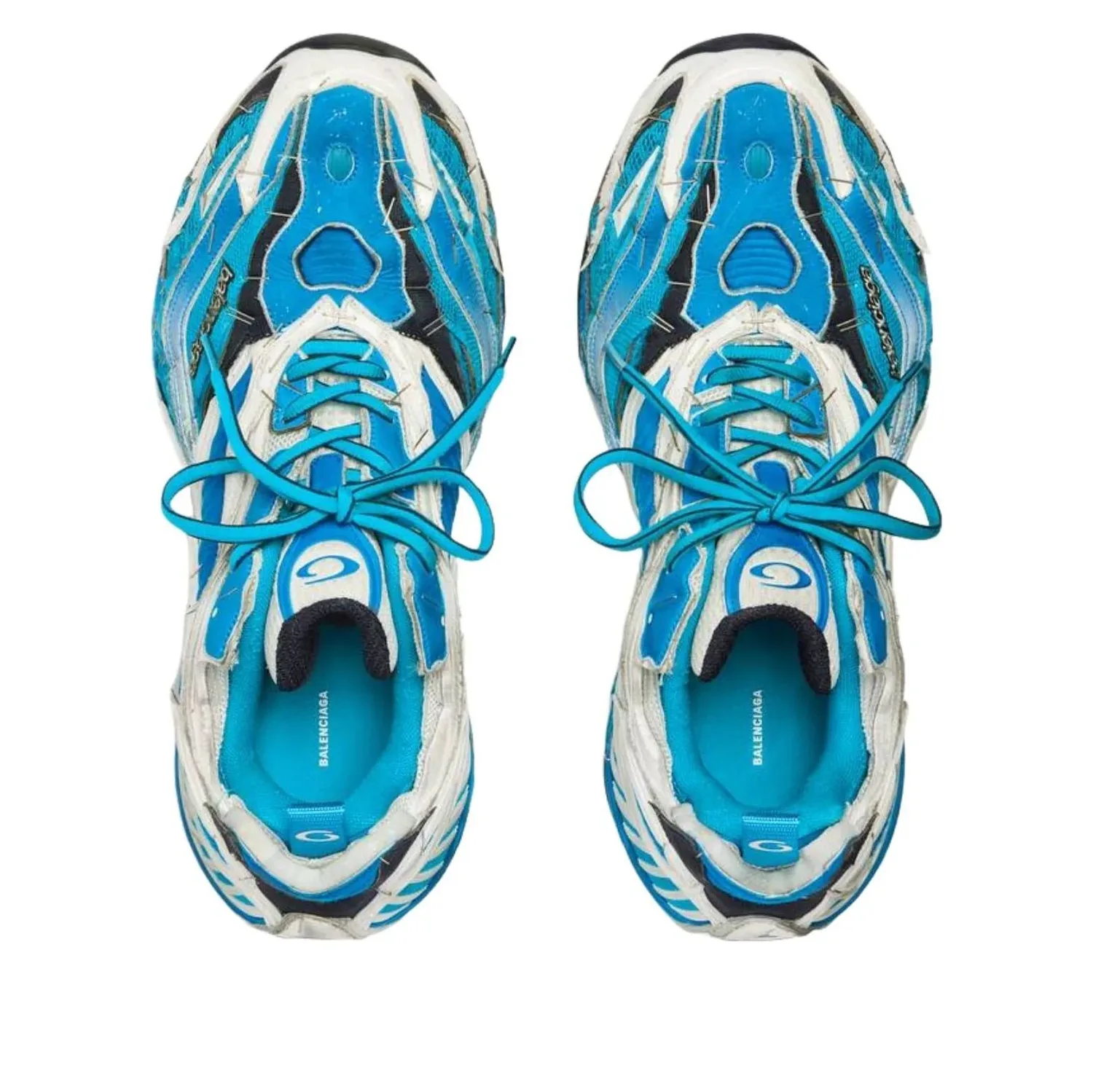 Кроссовки Balenciaga Soleless 'Blue White' — фото 3