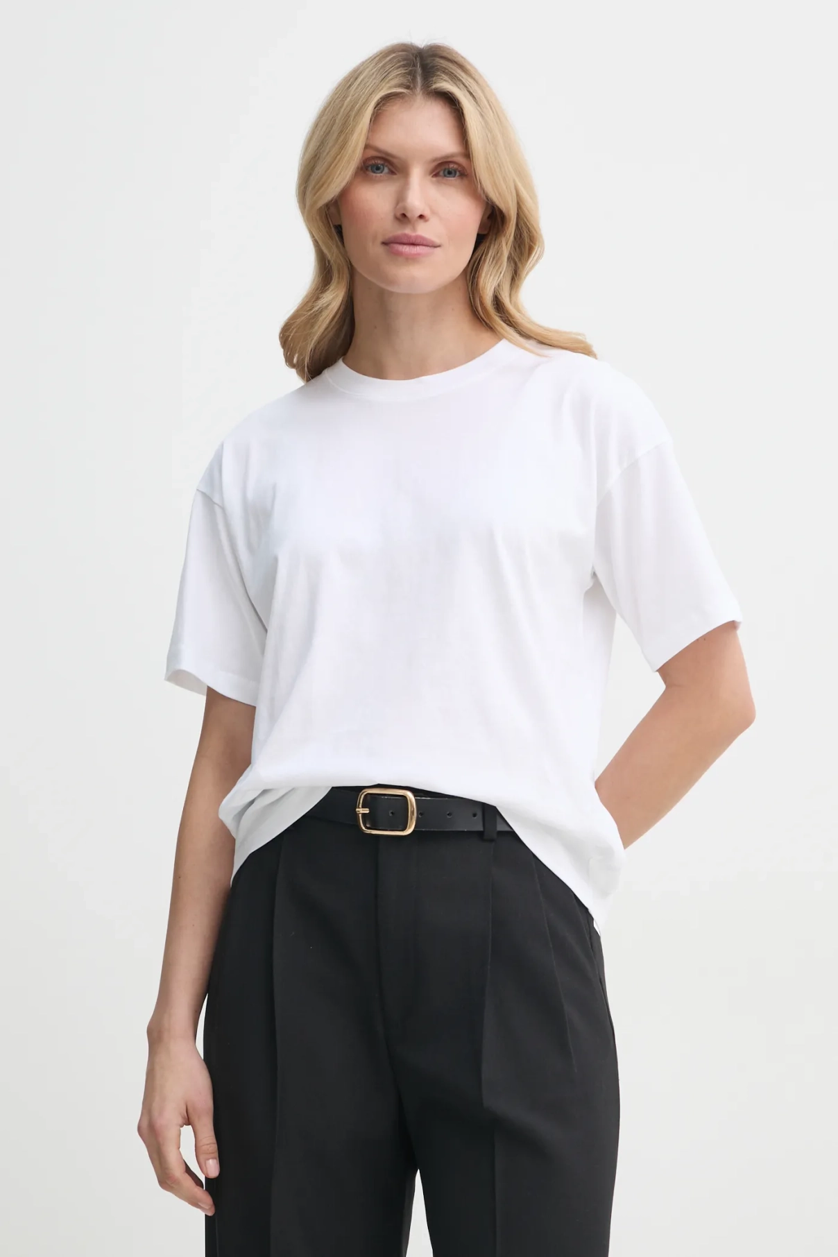 

Хлопковая футболка Filippa K, белый