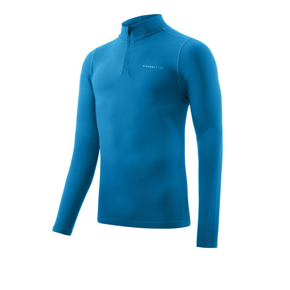 

Спортивный топ Higher State Seamfree Long Sleeve Half Zip, синий