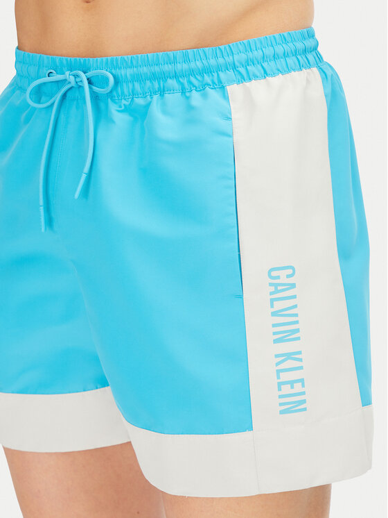 Плавки-Шорты обычного кроя KM0KM01095 Calvin Klein Swimwear, синий — фото 4