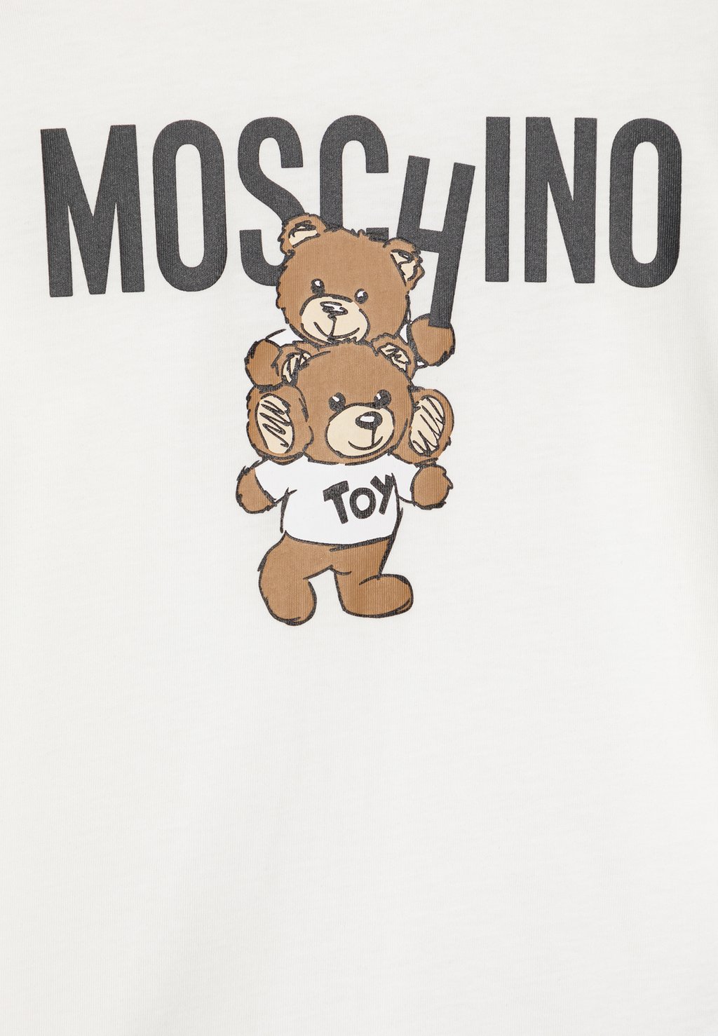 

Топ с длинными рукавами Addition Unisex MOSCHINO, кремовый