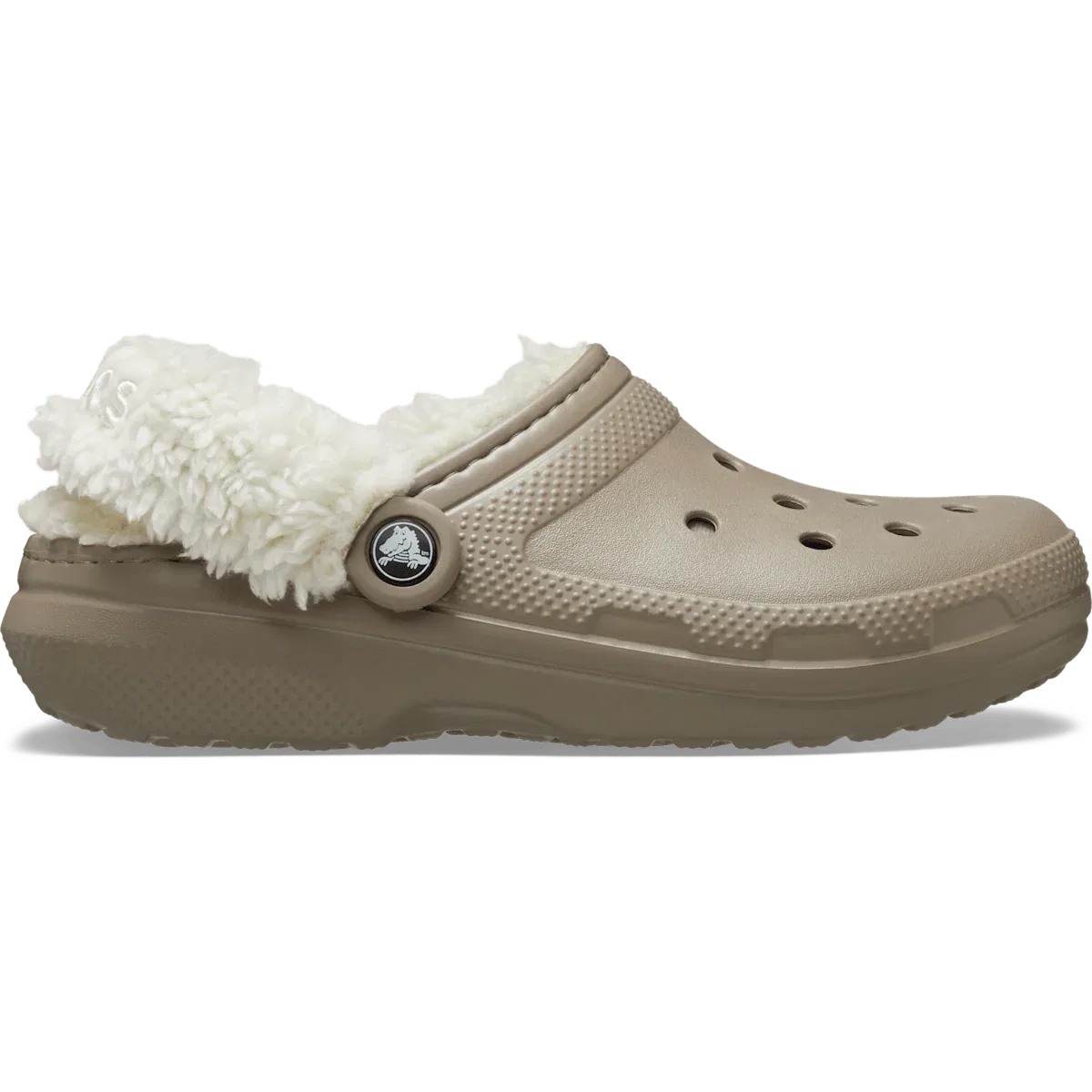 Классические сабо на флисовой подкладке Crocs, Mushroom