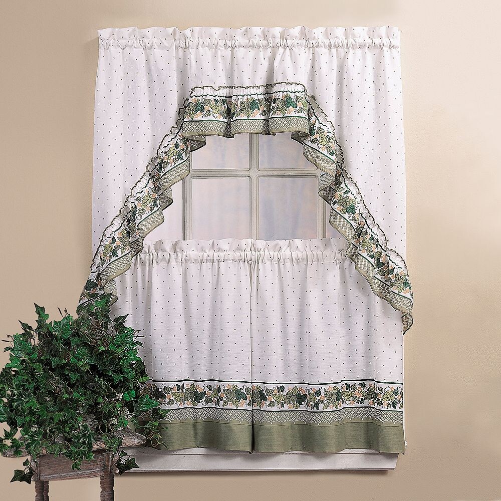 

CHF Cottage Ivy 36-дюймовый ярусный комплект с балдахином, мультиколор