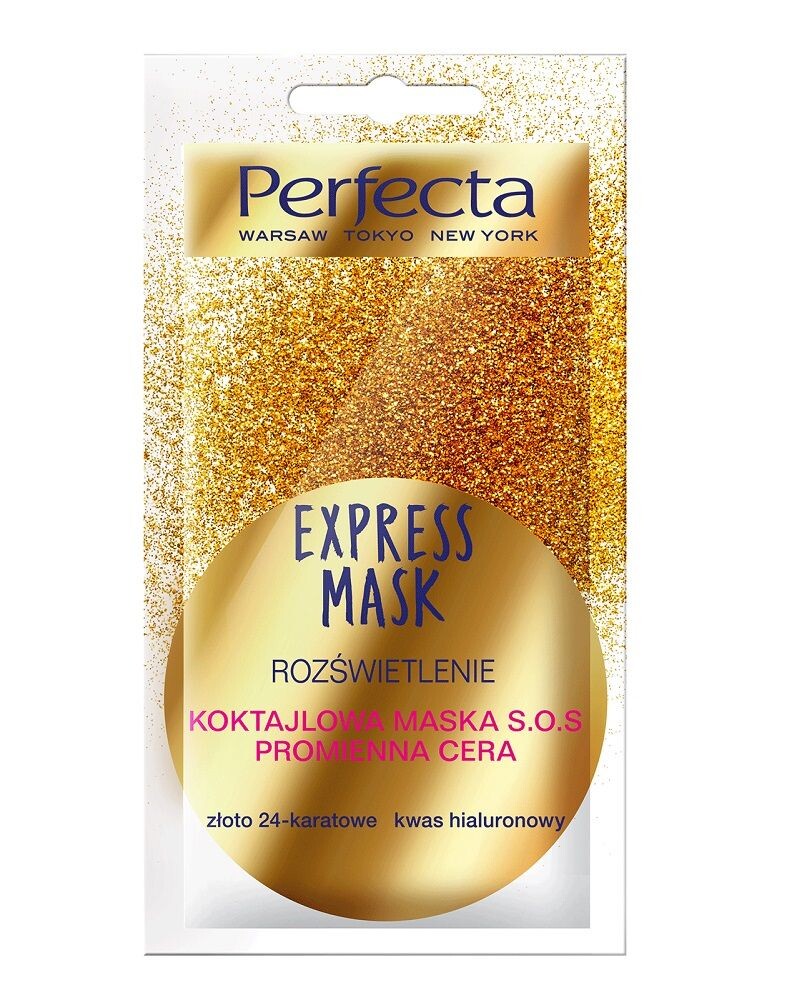 

Perfecta Express Mask S.O.S Promienna Cera медицинская маска, 8 ml
