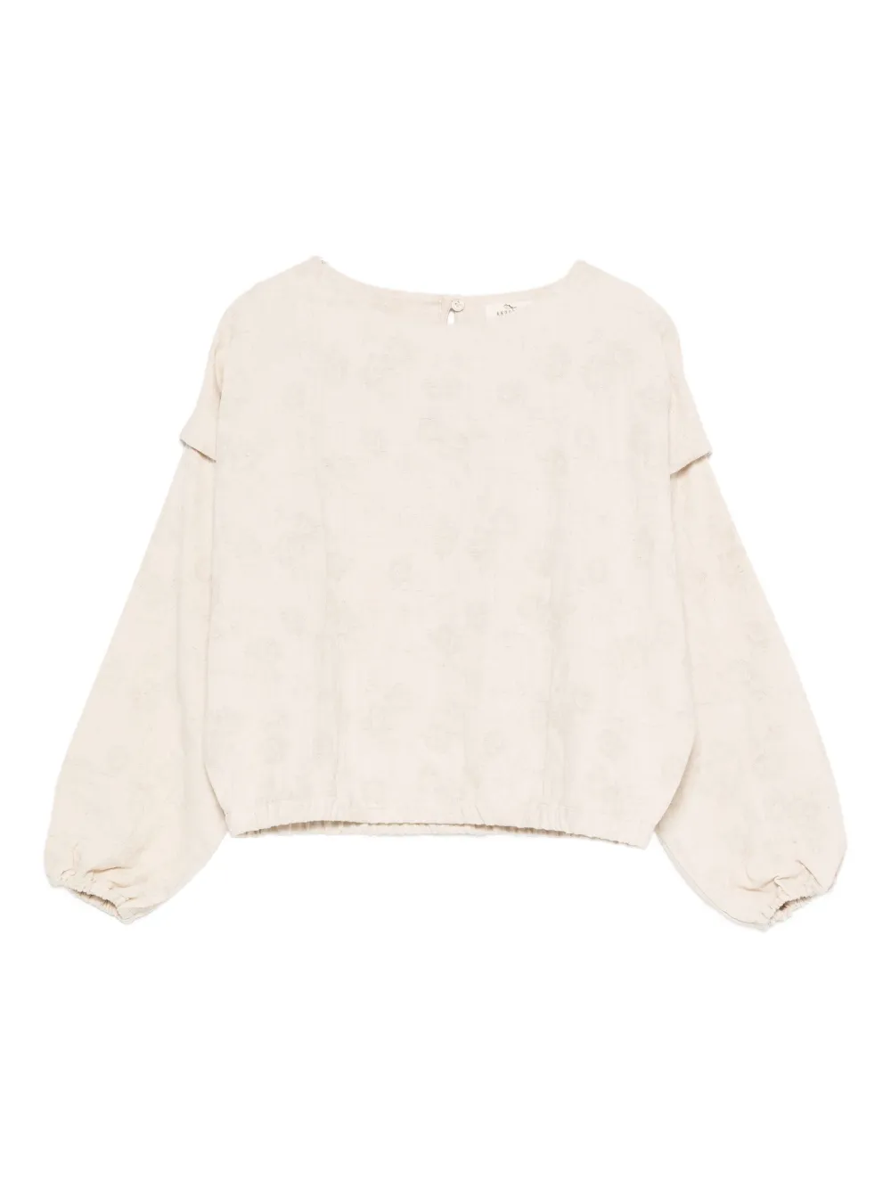 

Топ из жаккарда с цветочным узором Andorine, светло-бежевый