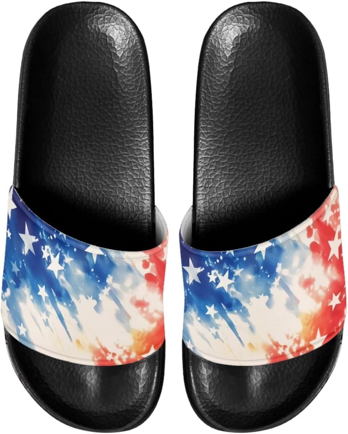 

Сандалии-шлепанцы Mintulipy унисекс для взрослых, летние тапочки для женщин и мужчин, нарядные и удобные женские сандалии, American Flag Tie-dye-1