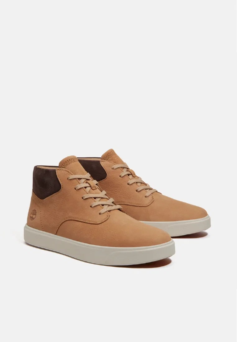 Кроссовки мужские, Emerson Street Mid Timberland, бежевый — фото 4