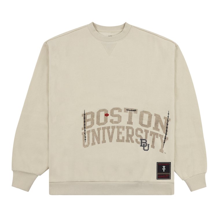 

Толстовка Cactus Jack By Travis Scott Cactus Jack by Travis Scott x Mitchell & Ness Boston University Crewneck, бежевый