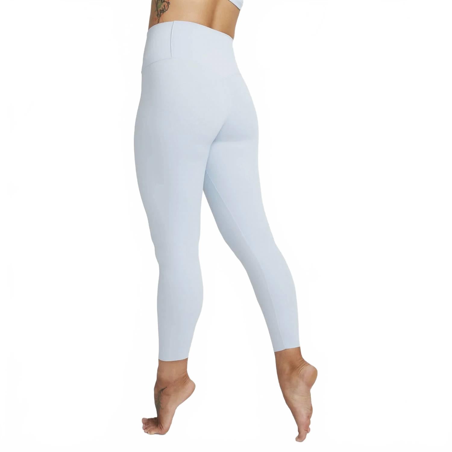 Женские тренировочные леггинсы Dri-Fit Zenvy 7/8 в синем цвете Nike — фото 2