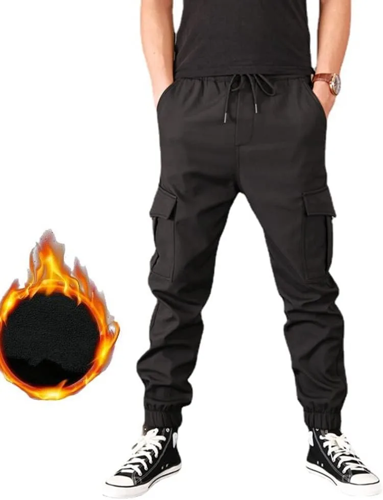 

Мужские зимние утепленные карго штаны с несколькими карманами Depslee